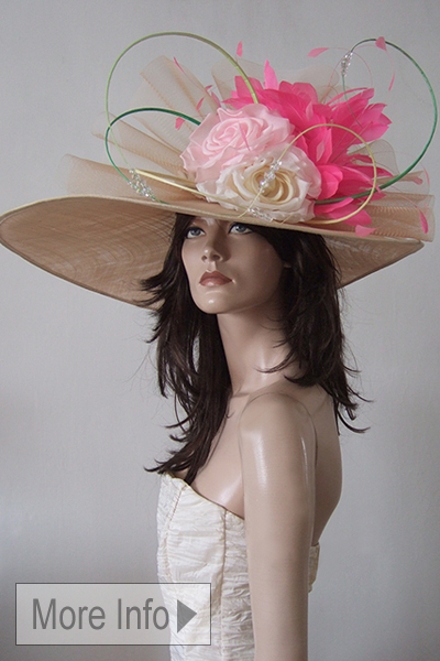 Nataliya Tutus Couture Big Royal Ascot Hat Hire, Ascot Hats