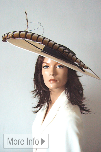 Cara Meehan Hats 2026. Designer Hat Hire 2026. Ivory Hat for Royal Ascot 2026. Hat Hire for Cheltenham Races 2026. Cream Hat for Royal Ascot 2026. Designer Mother of the Bride Hats 2026. Ivory and Black Mother of the Bride Hat 2026, Hire a Designer Hat for Royal Ascot 2026. Designer Royal Ascot Hats 2026. Big Royal Ascot Hats for Hire 2026.