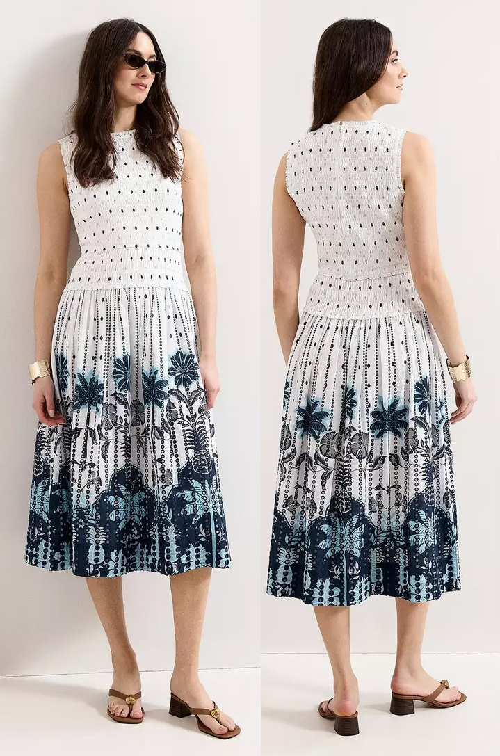 Navy Blue Pattern Dress 2026. Navy Blue Dress for Royal Ascot 2026. Navy Blue Dress for Wedding Guest 2026. Royal Ascot outfit ideas 2026. What to wear for Royal Ascot.