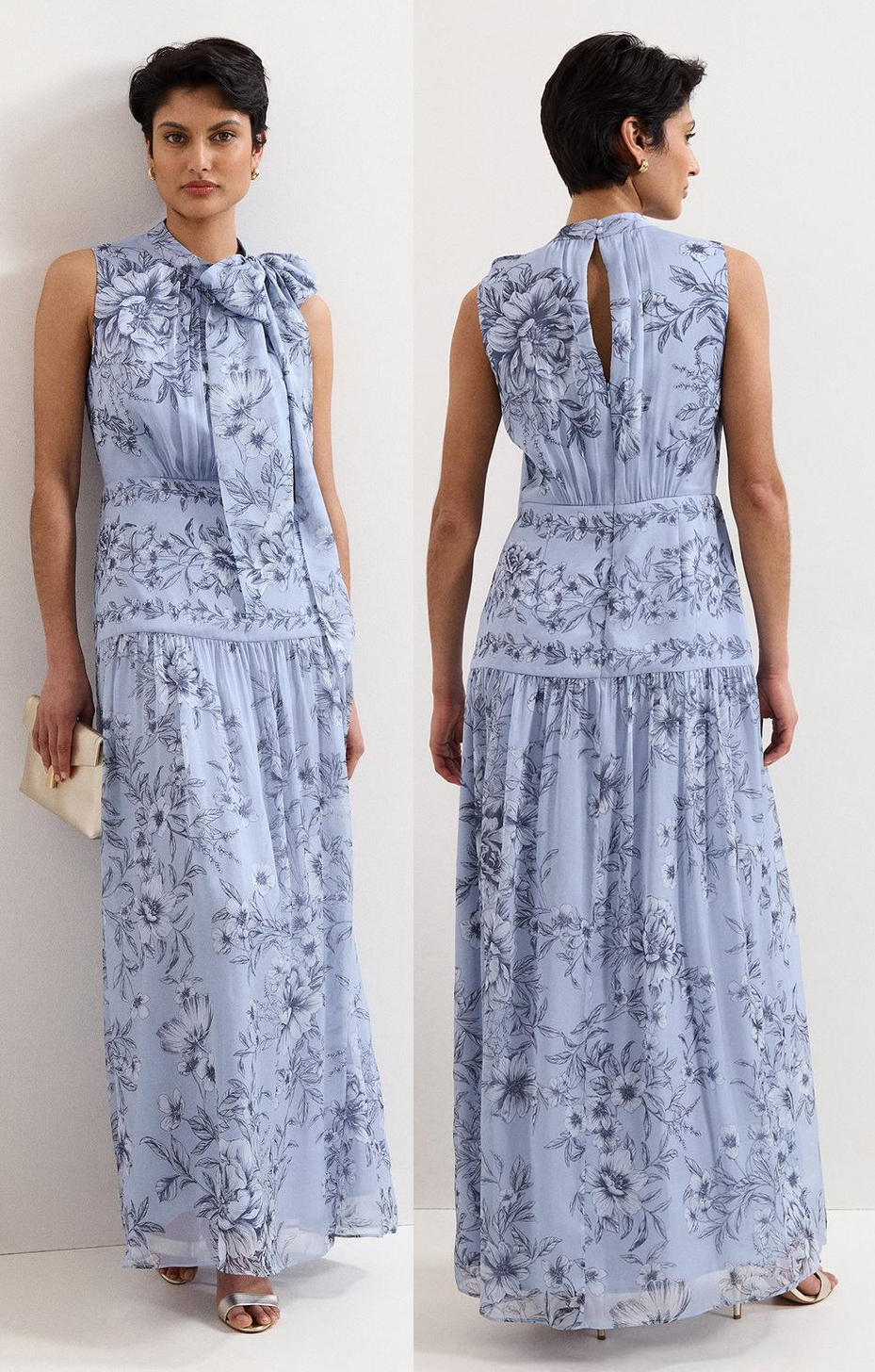 Phase Eight Floral Dress 2026. Phase Eight Mother of the Bride Dress 2026. Floral Dress for a wedding Guest 2026. Maxi Dress for Royal Ascot 2026. Blue Dress for the Races 2026. Tonal Blue outfit ideas 2026. What to wear for Royal Ascot 2026.